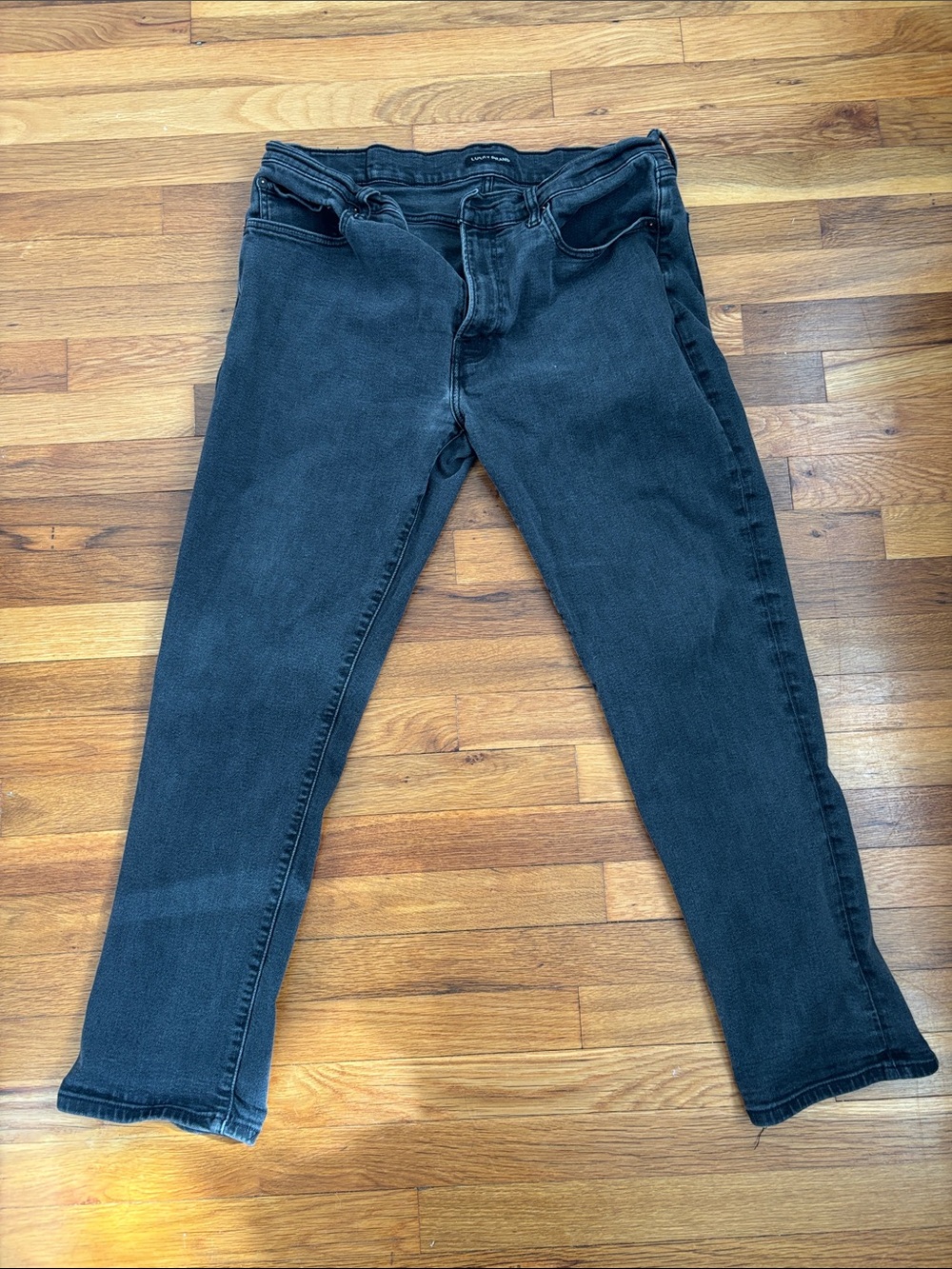 Lucky Brand Men's Slim Straight Black Jeans